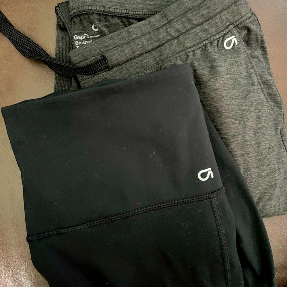 Gap Body Athletic Maternity Joggers and Cropped Pant